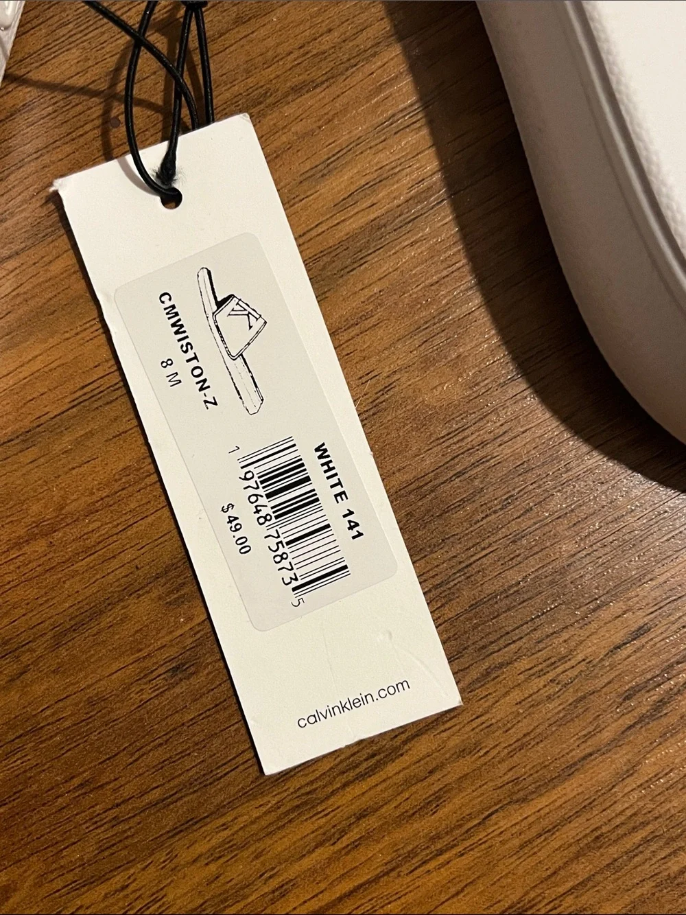 Calvin Klein minimal white